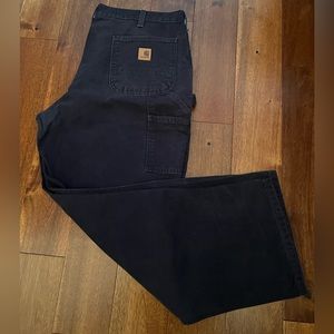 Carhartt Men’s Denim midnight Blue 38x30 carpenter jeans Preowned